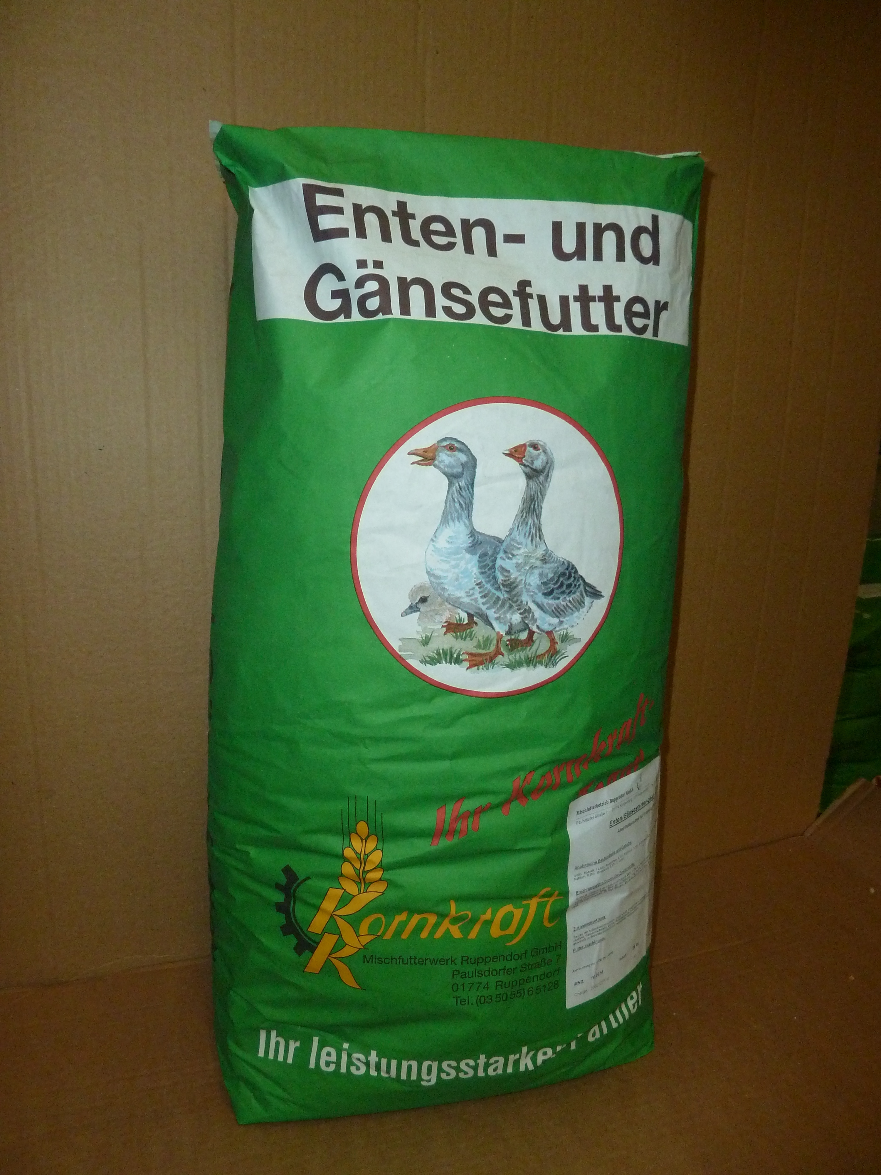 MISCHFUTTER RUPPENDORF Enten/Gänsestarter-Gekr. 25kg 