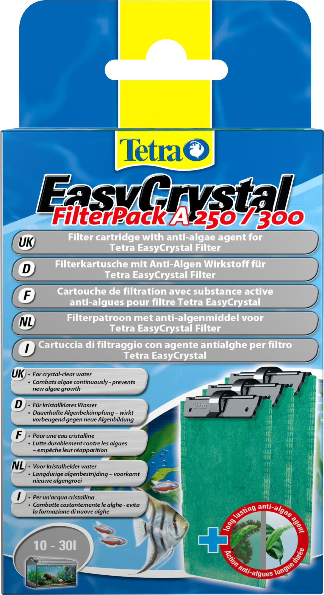 TETRA Tetra EasyCrystal Filter Pack A250/300 mit AlgoStop Depot 30ml