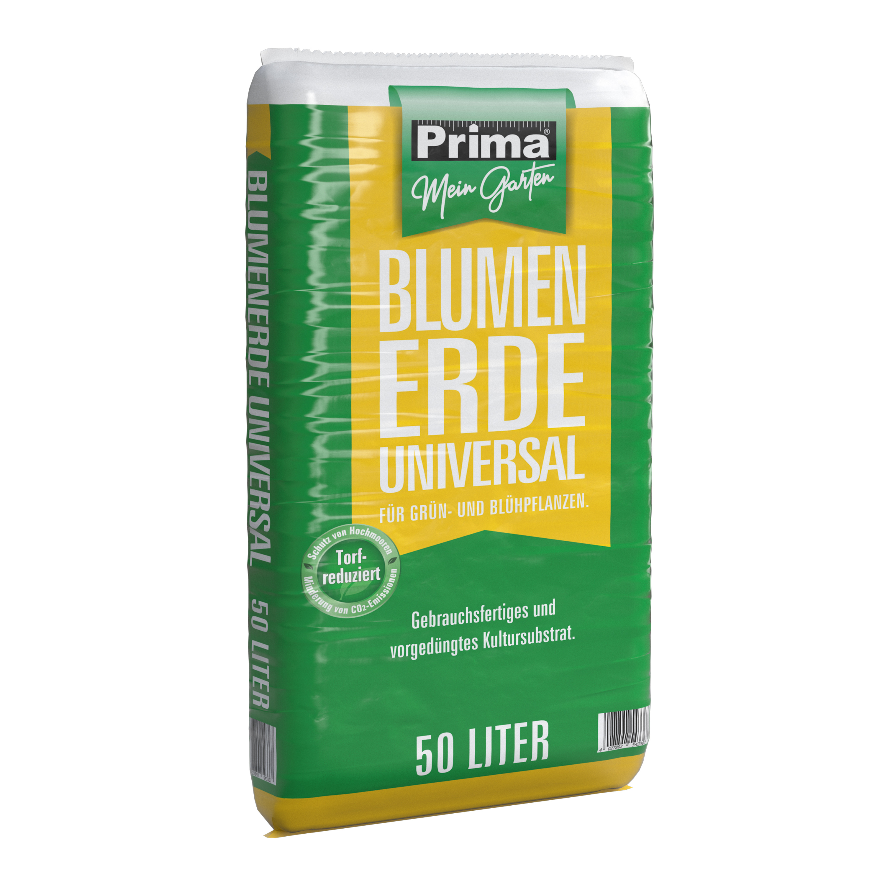 GREGOR ZIEGLER GMBH Prima Universal Blumenerde Torfred. 50l Rez. 30% Torf und 70% Torfersatzstoffe