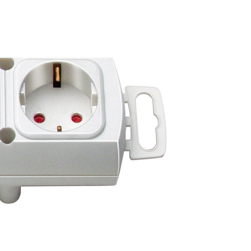 BRENNENSTUHL Steckdosenleiste Comfort Line 4-f. weiss 2m H05VV-F3G1.5 mit Flachstecker