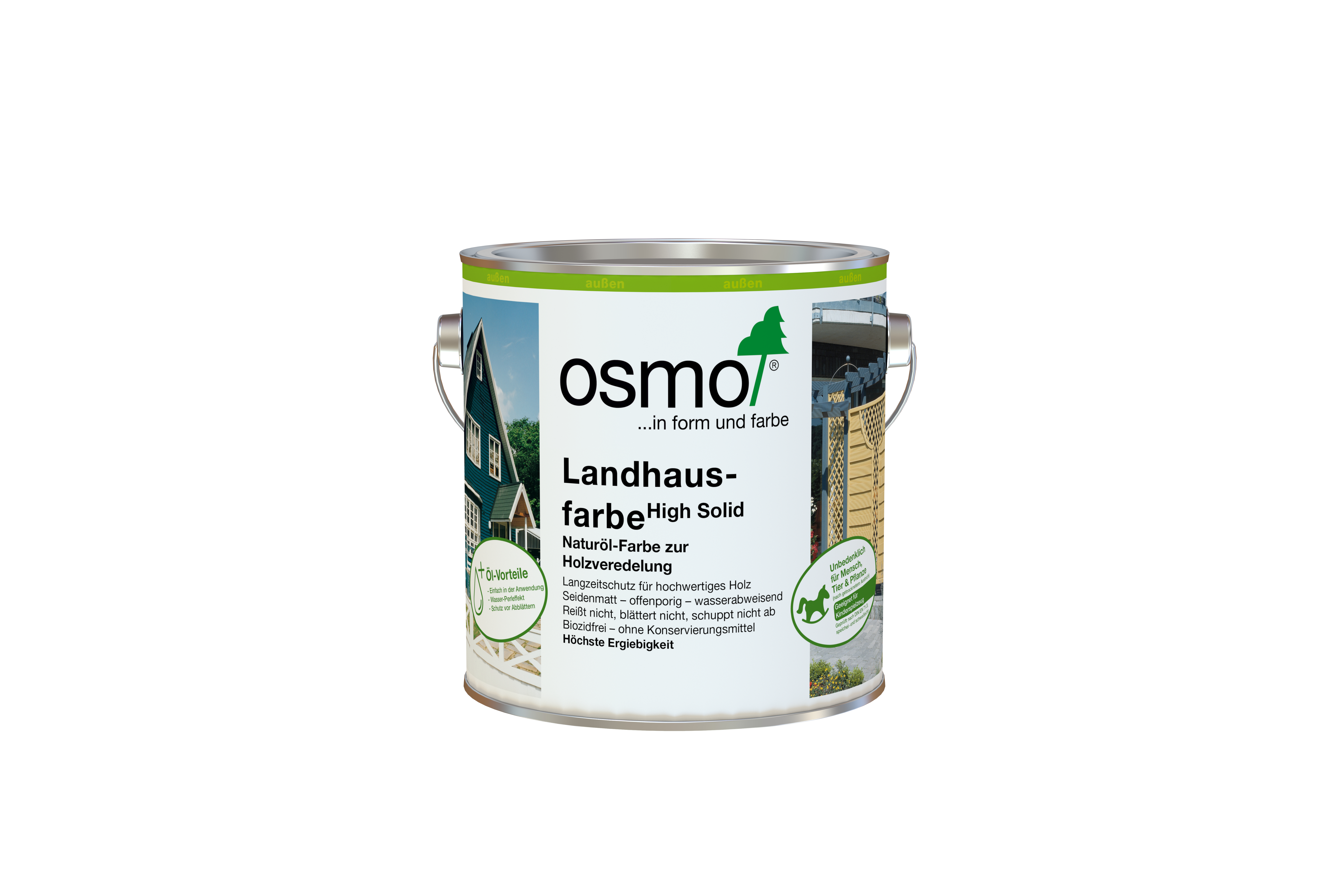 OSMO HOLZ UND COLOR GMBH & CO. KG - WARE Landhausfarbe weiß 2101 2,5 l 