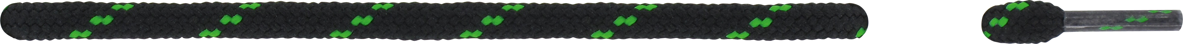 TRIUSO Schnürsenkel schwarz/grün rund 90 cm 