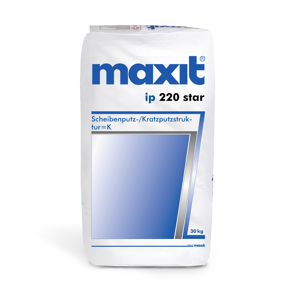 MAXIT KRÖLPA maxit star 220 Oberputz weiß 1,5mm 30kg für maxit ip color 220