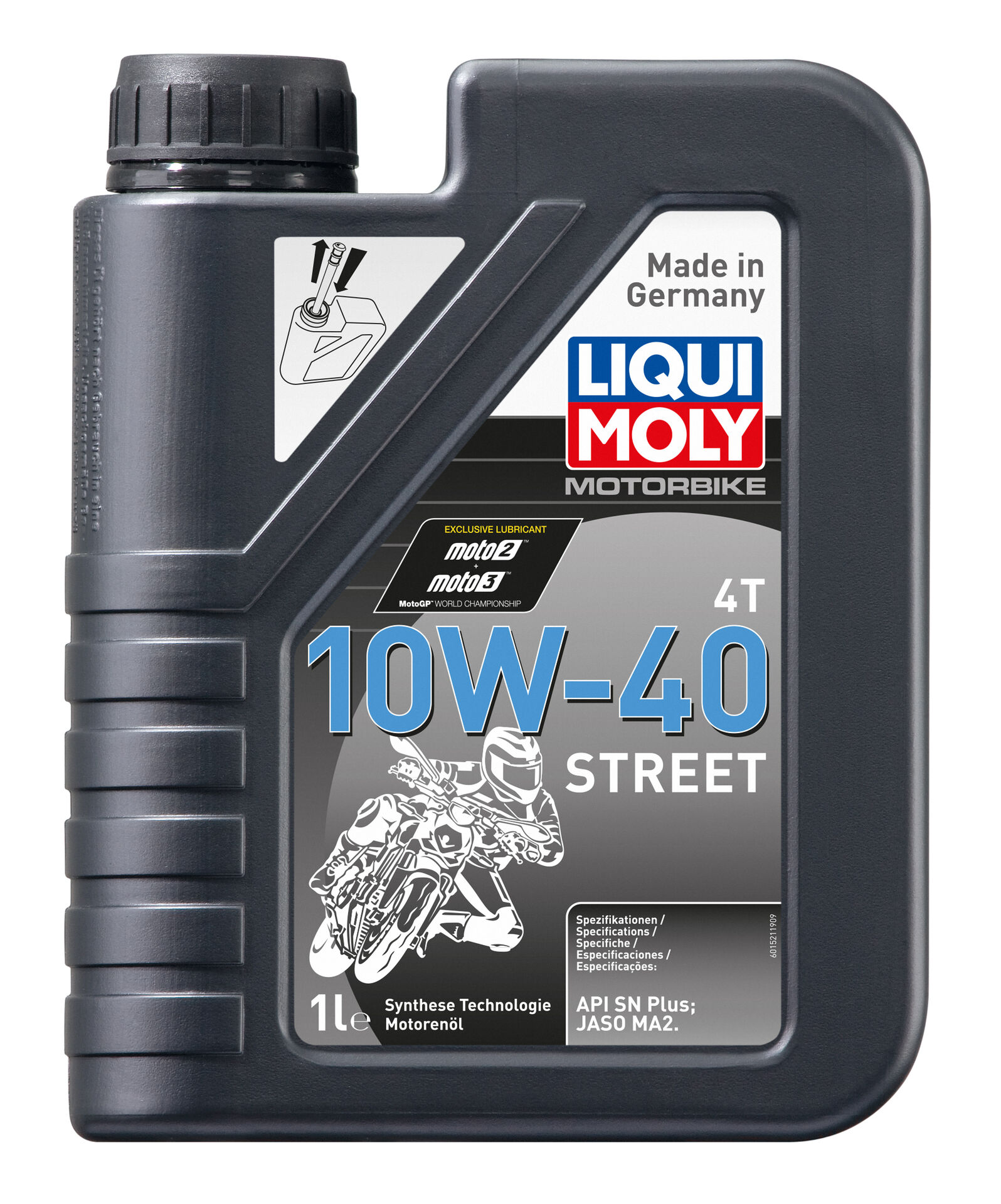 LIQUI-MOLY Motorenöl Motorrad Racing 4T 10W-40 1 l 