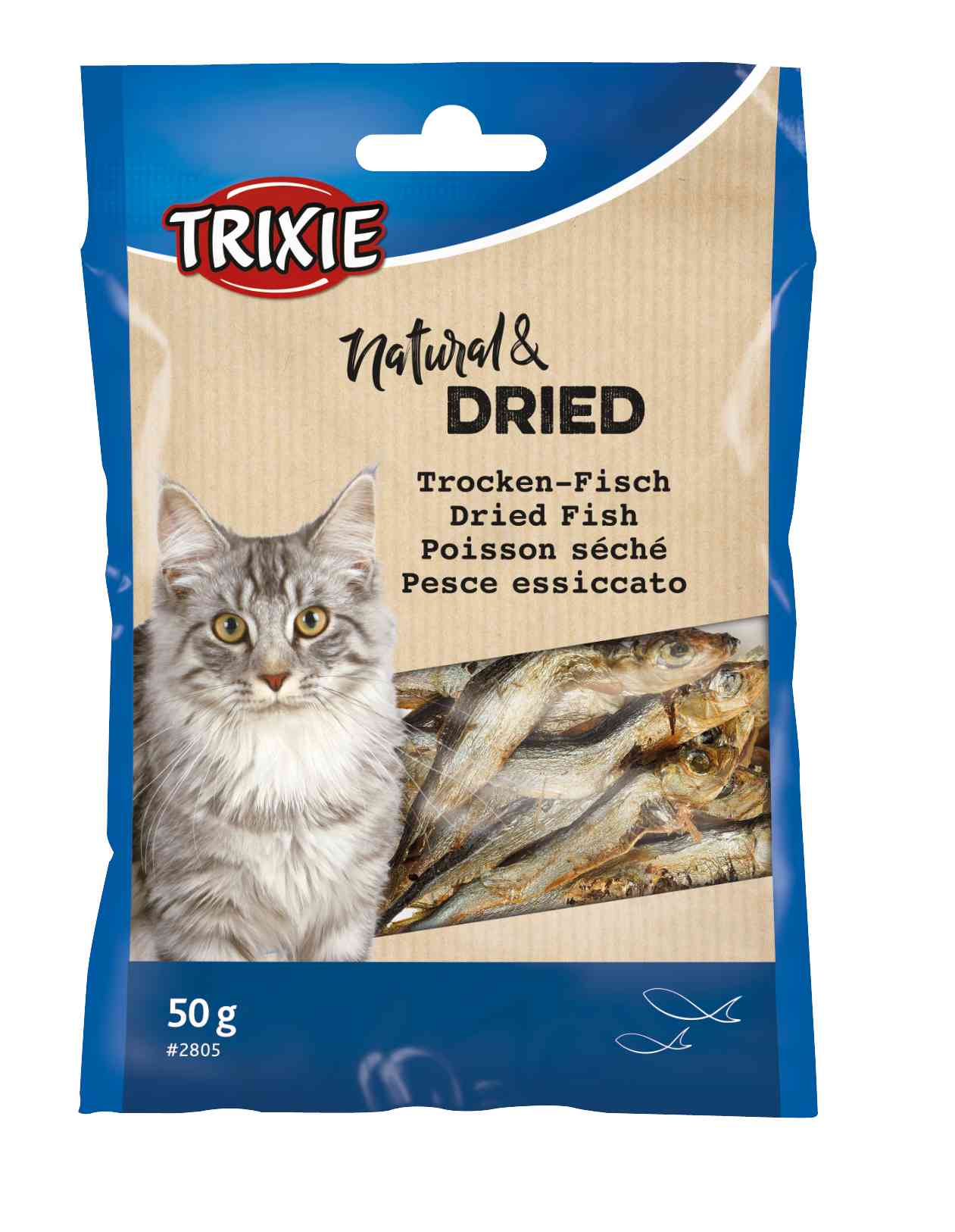TRIXIE HEIMTIERBEDARF Trockenfisch für Katzen 50g Katze