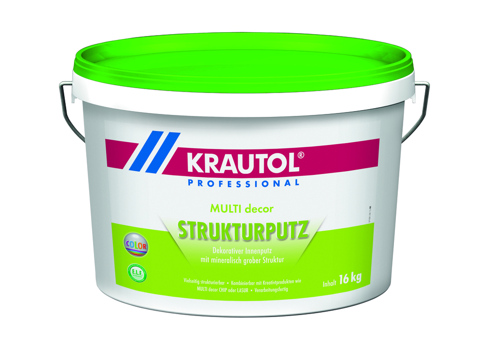 KRAUTOL Strukturputz Multi decor weiß 8kg weiß