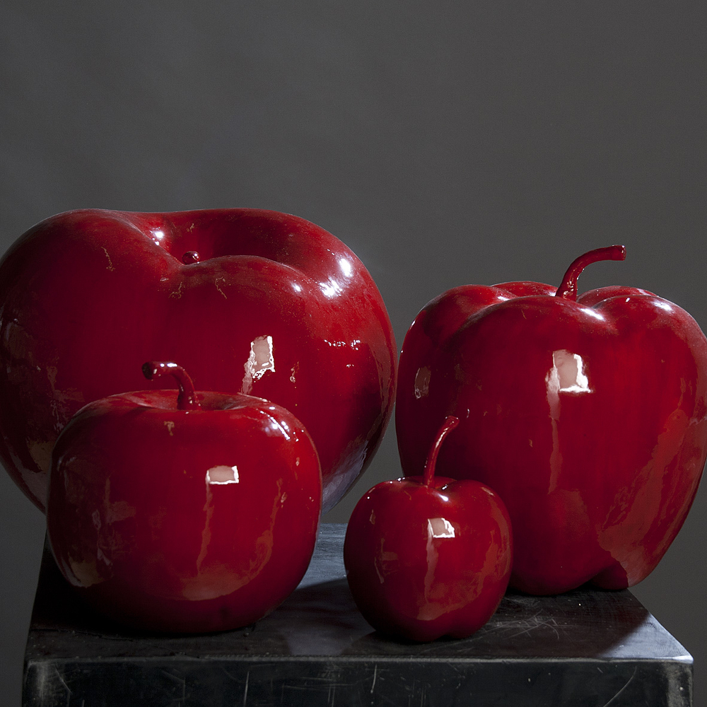 DPI GMBH - BRÜHL Apfel shiny red 14cm 