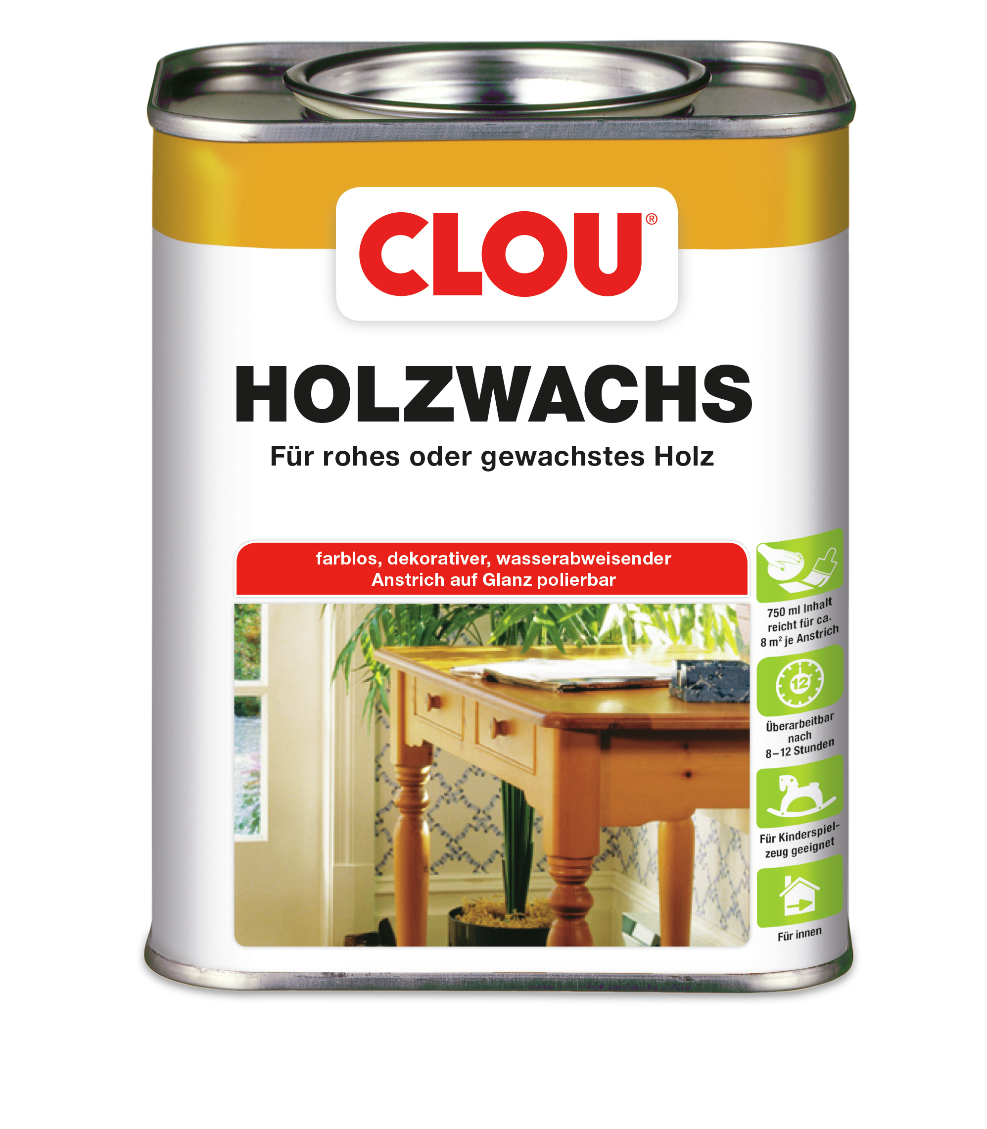 ALPINA FARBEN HolzWachs W 1 750ml farblos 