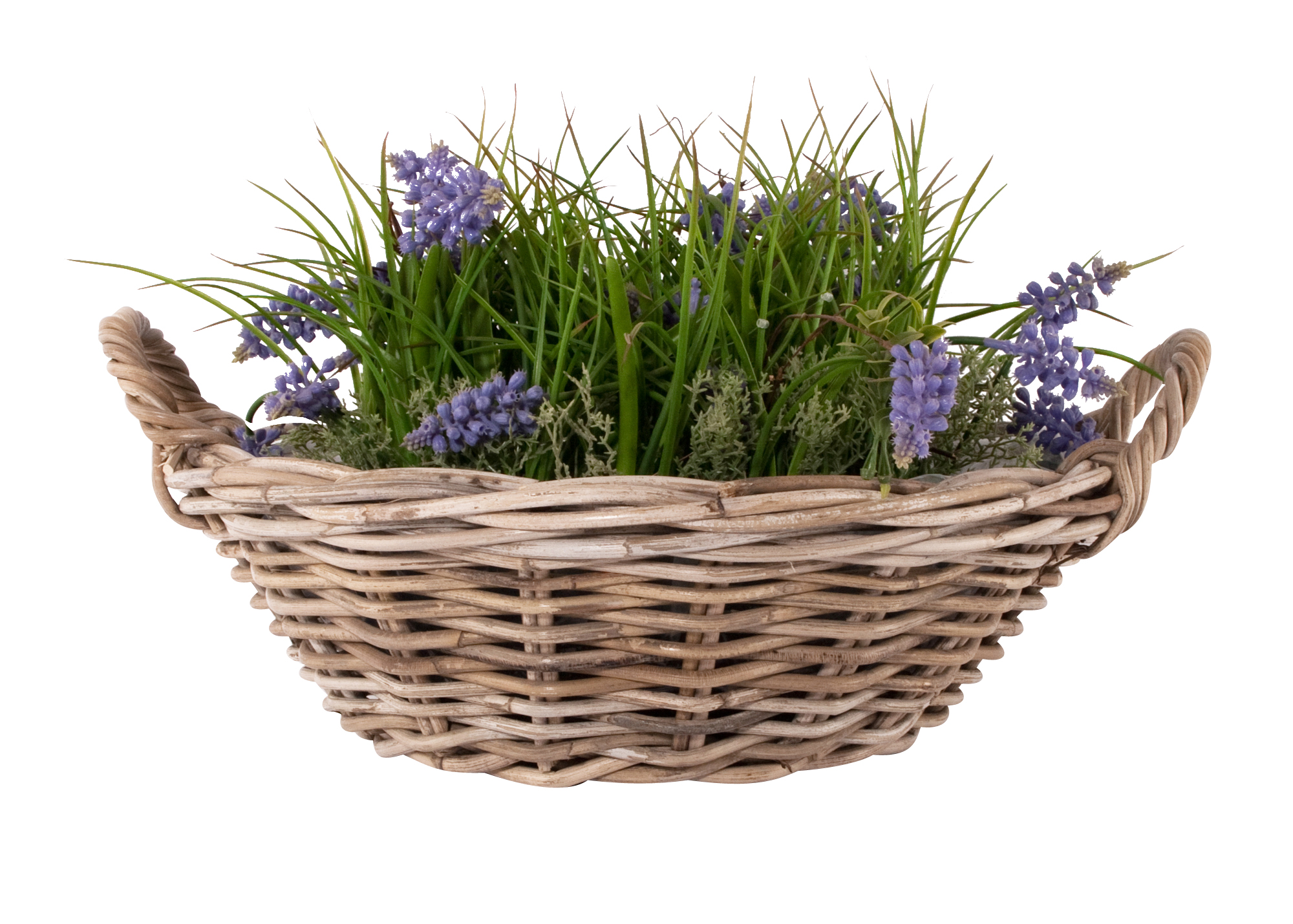 JOHANNES LUCHT GMBH & CO. KG - HEMMOOR Pflanzschale mit Henkeln Ø40cm Rattan