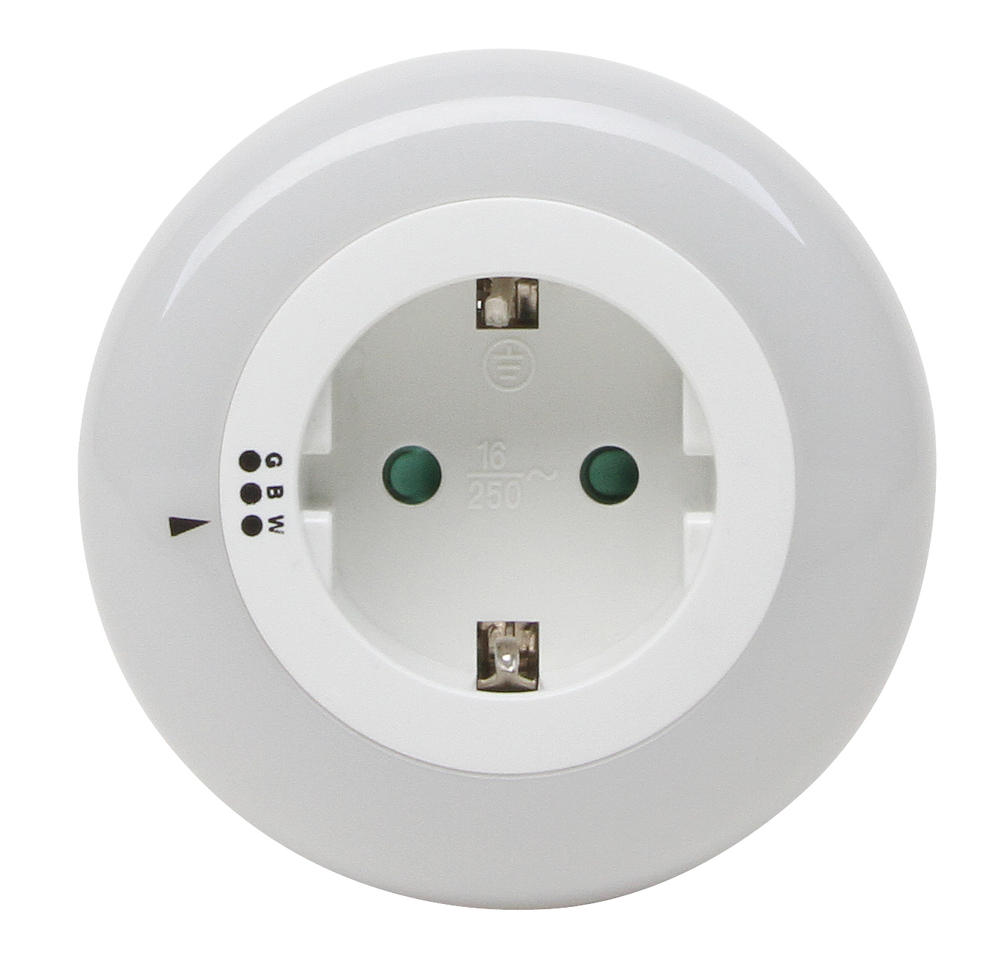 KOPP GMBH LED Nachtlicht  9 LED's, 3 LED's weiß, grün oder blau leuchtend