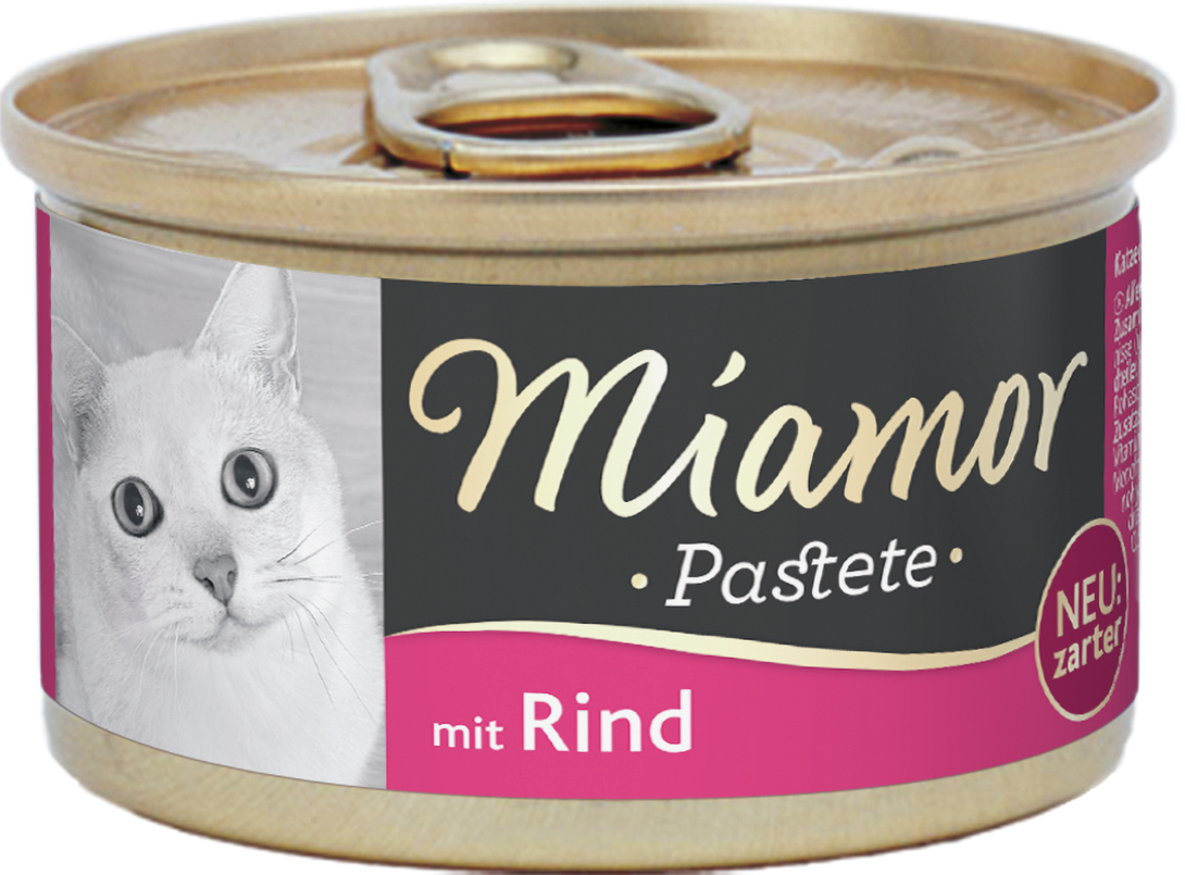  - MÜNSTER Fin. Miamor Cat Pastete Rind 85g 