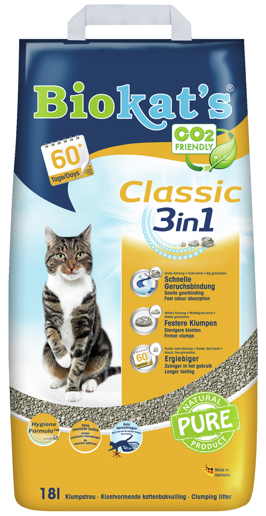 BTG BETEILIGUNGS GMBH Gim. Biokat´s Classic 18l 3in1 Papiersack