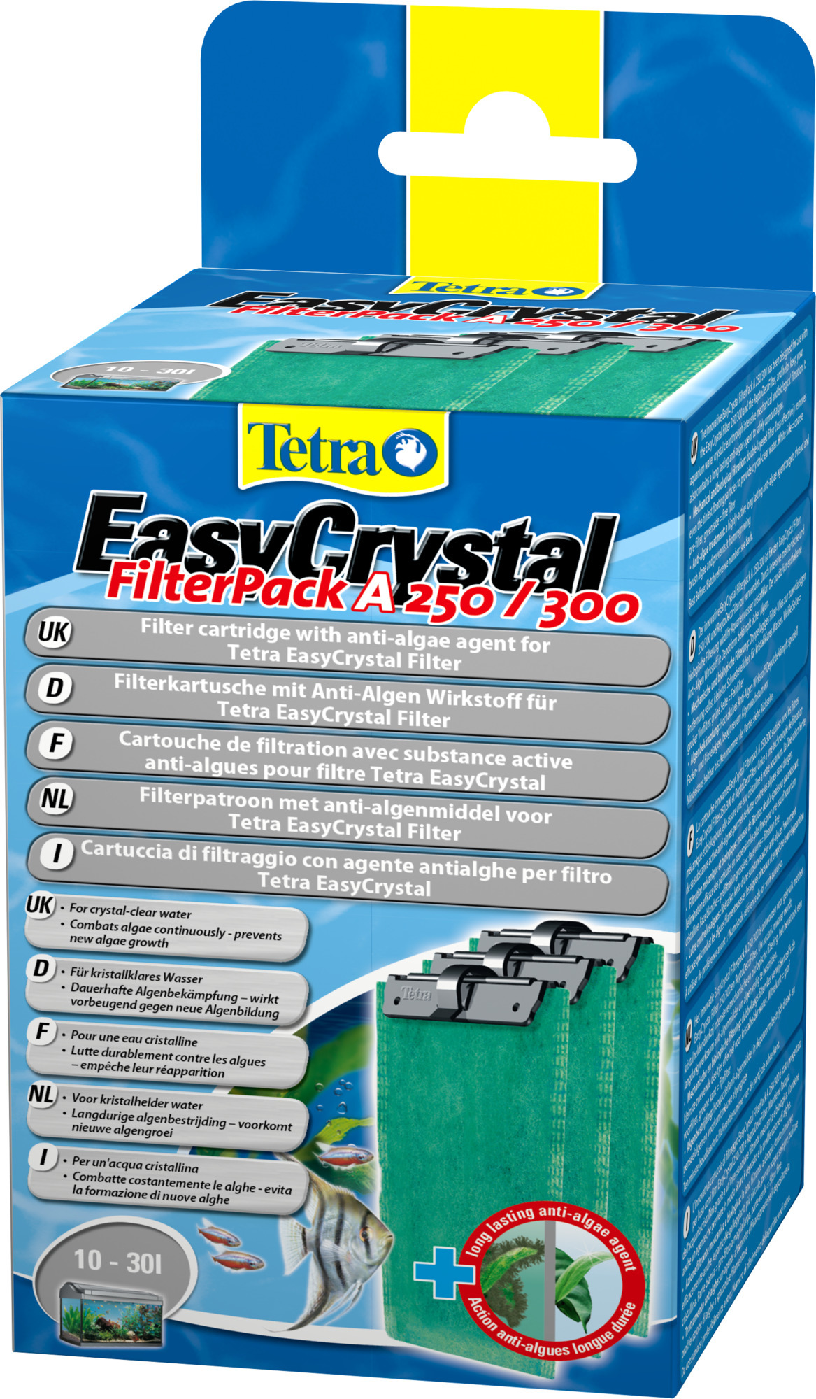 TETRA Tetra EasyCrystal Filter Pack A250/300 mit AlgoStop Depot 30ml