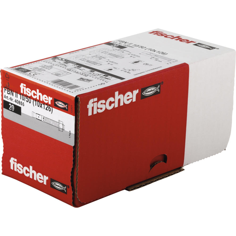 FISCHER Bolzen FBN II 10/50 galv. verz. (20 St.) 