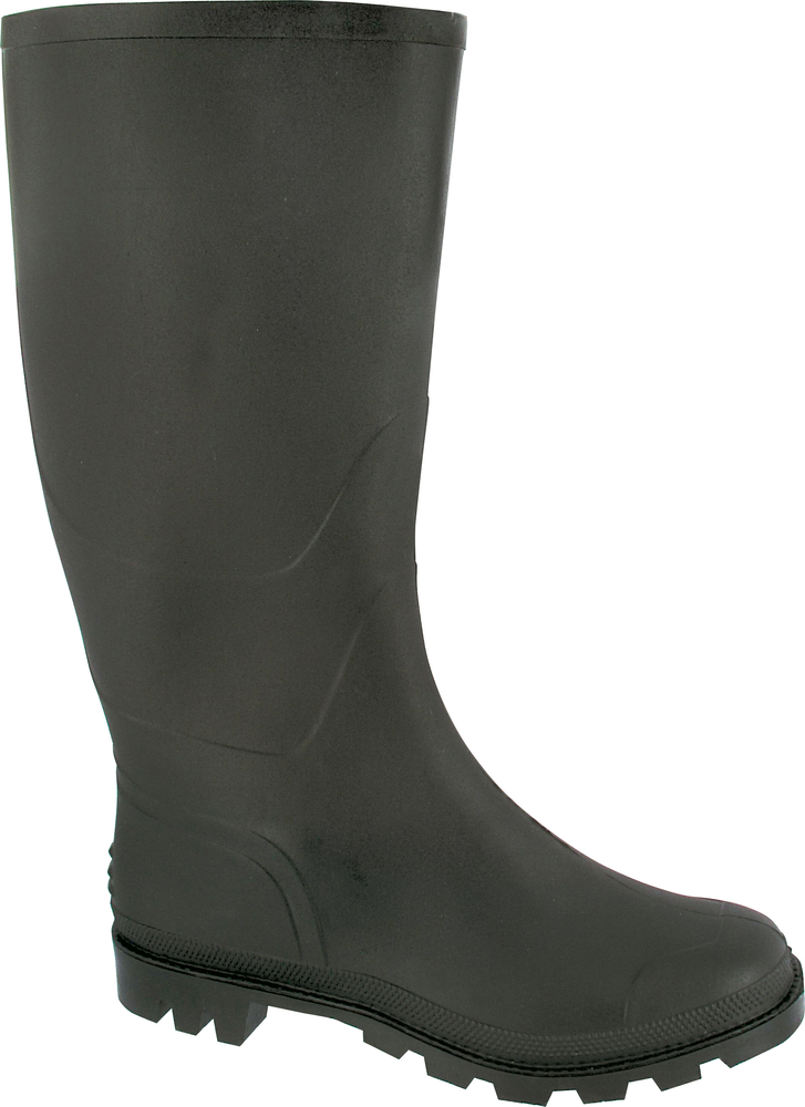 TRIUSO PVC-Stiefel schwarz Gr. 46 EN 347 04, Schafthöhe ca. 38cm