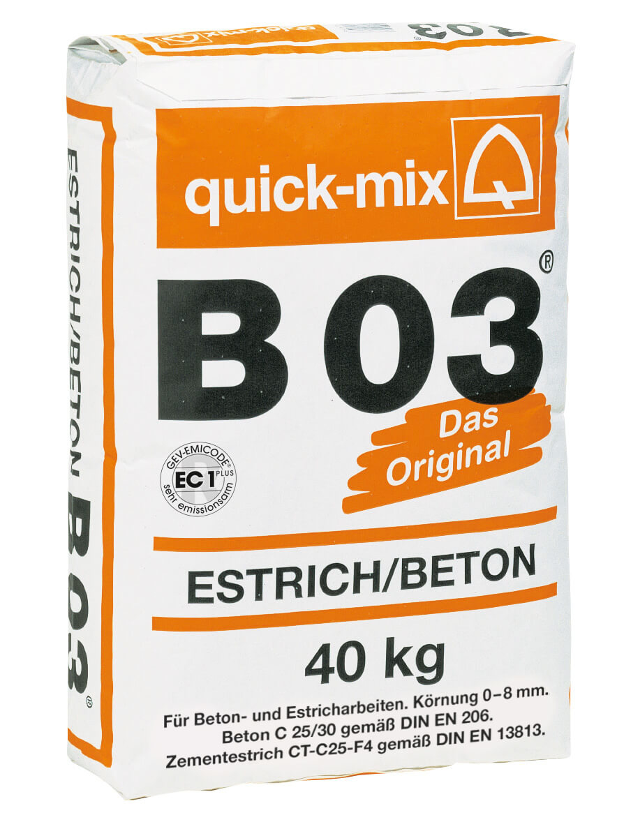 QUICKMIX Estrich/Beton B 03 40kg 