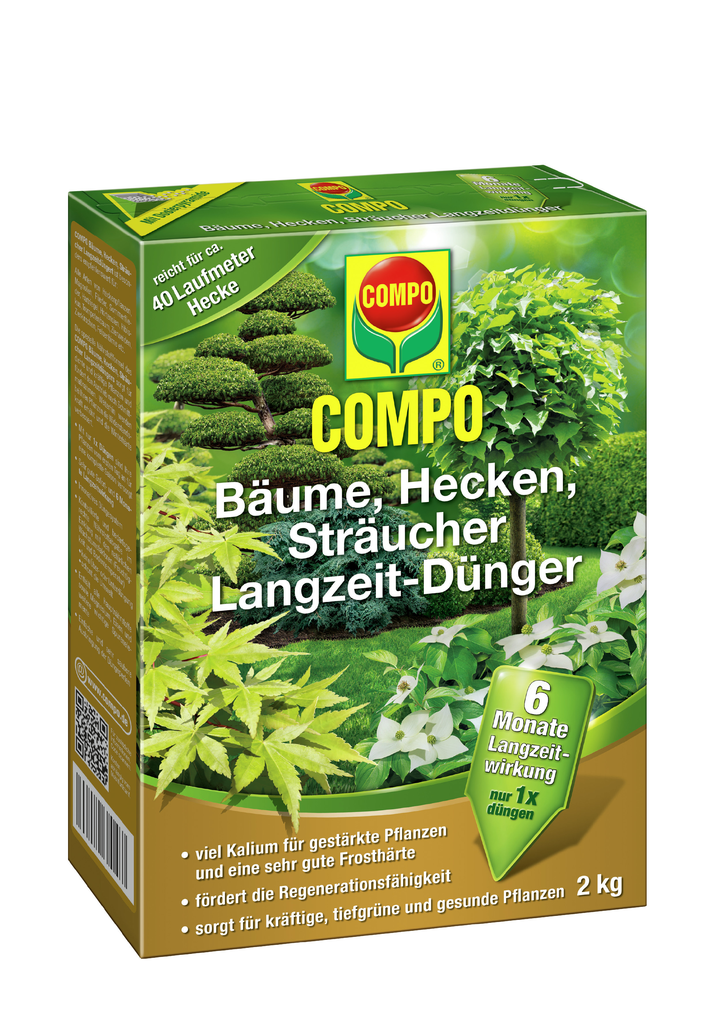 COMPO COMPO Bäume und Sträucher LZD 2kg Compo EREG