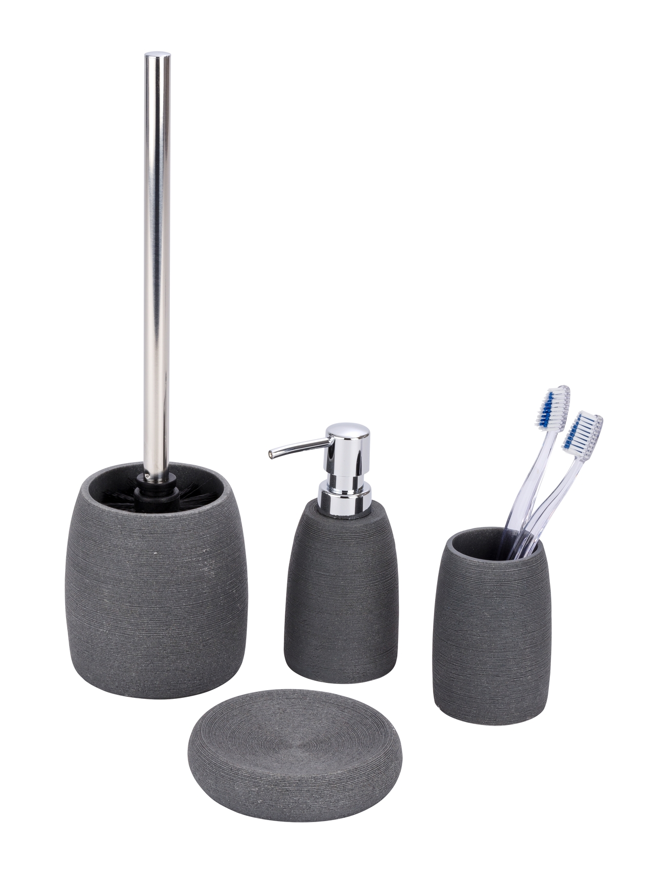 WENKO WENSELAAR GMBH  KG Zahnputzbecher Goa grau WT-ACC