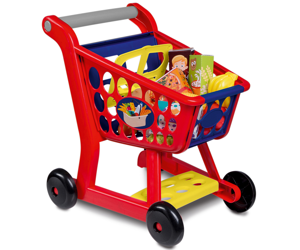 HAPPY PEOPLE GMBNH & CO.KG Einkaufswagen ca.33x19x41, 14tlg mit ausklappb Sitz