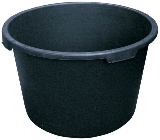 GREENLIFE GMBH Mörtelkübel Polyethylen schwarz rund 65 schmaler Rand D:600mm