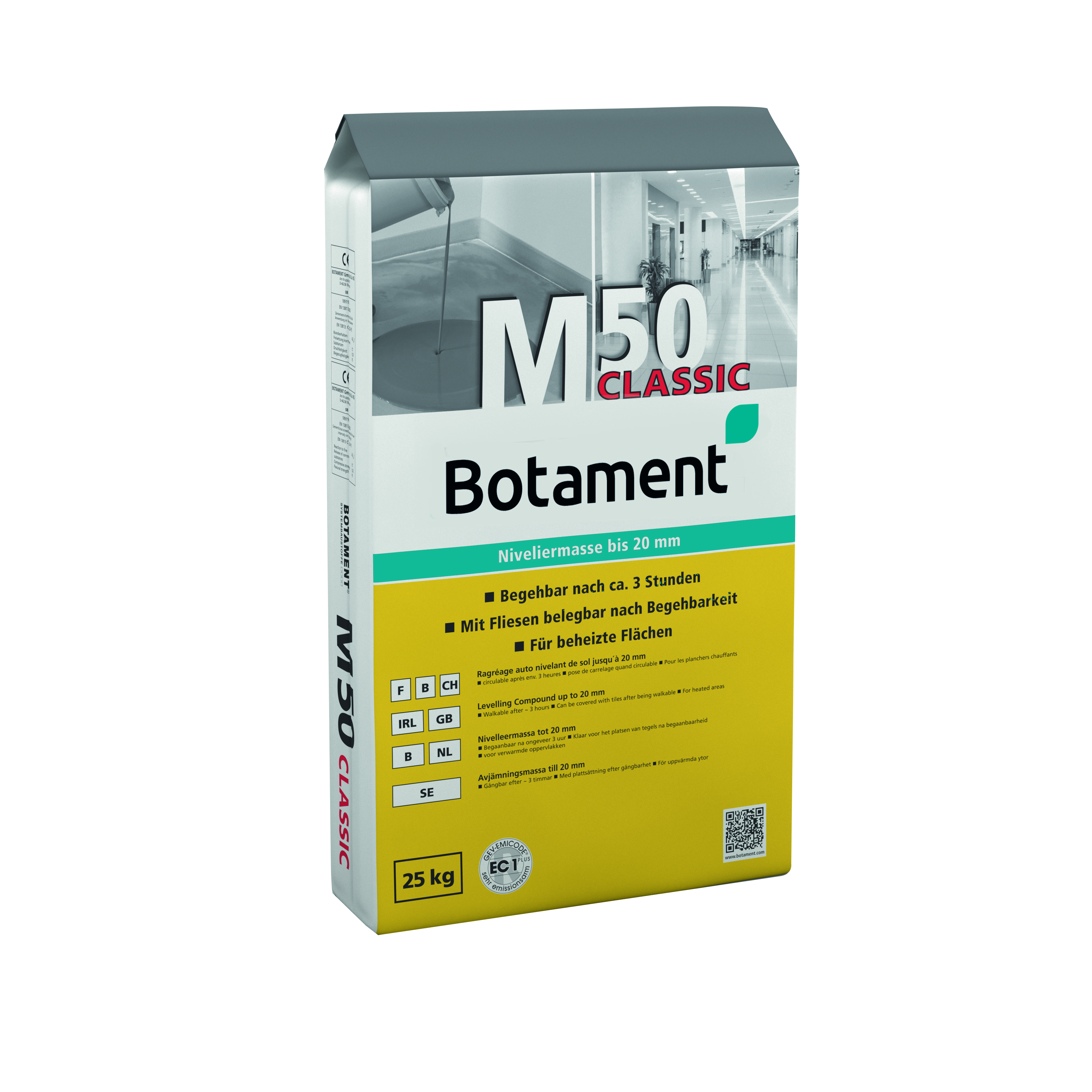 BOTAMENT BOTAMENT M 50 Classic grau 25kg Nivelliermasse bis 20mm