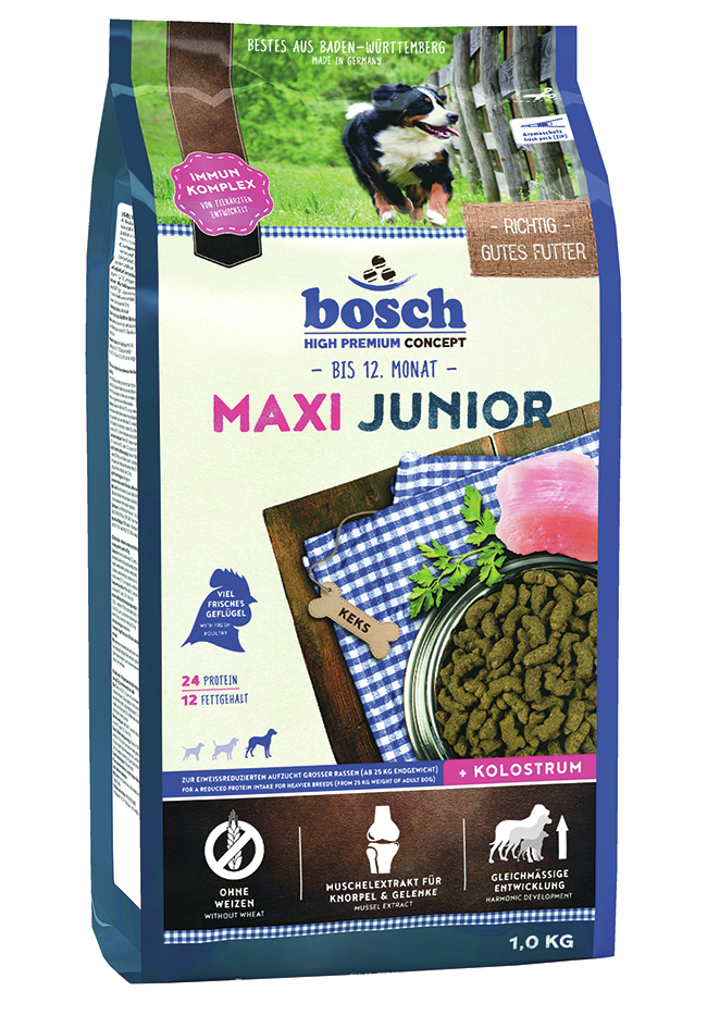 BTG BETEILIGUNGS GMBH Bosch Dog Maxi Junior 1kg 