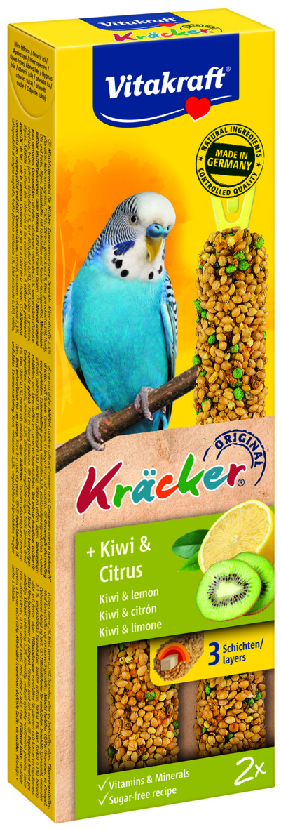 VITAKRAFT Kräcker Kiwi-Citrus 2er Sittich 