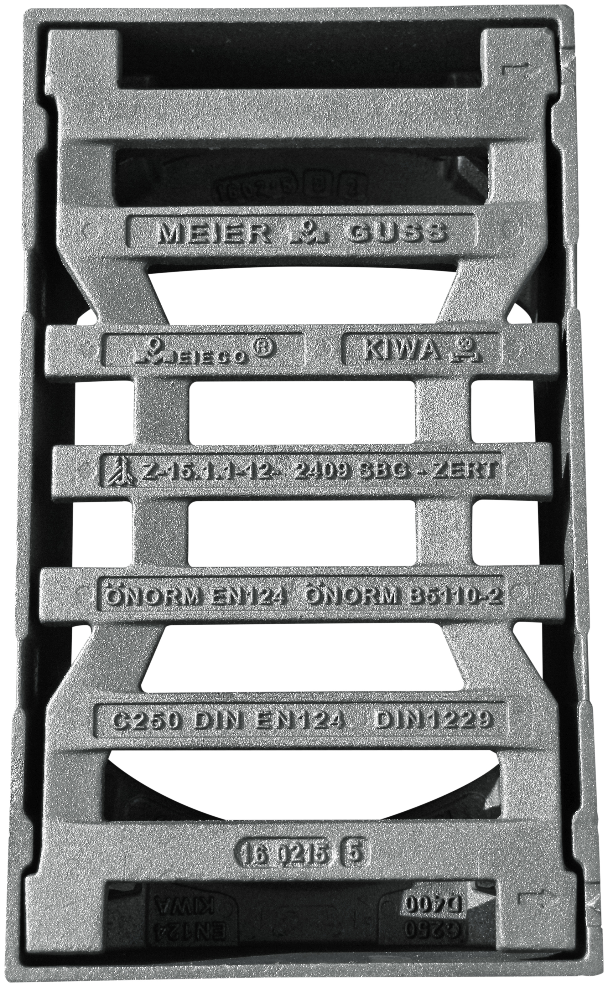 MEIER GUSS EISENGIEßEREI Längsaufsatz 300x500mm Kl.C SW35mm MEIECO®, Pultform, Gusseisen
