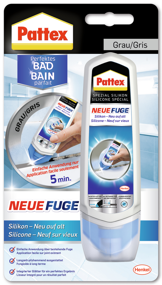 HENKEL - Pattex Neue Fuge grau Flasche 100ml 