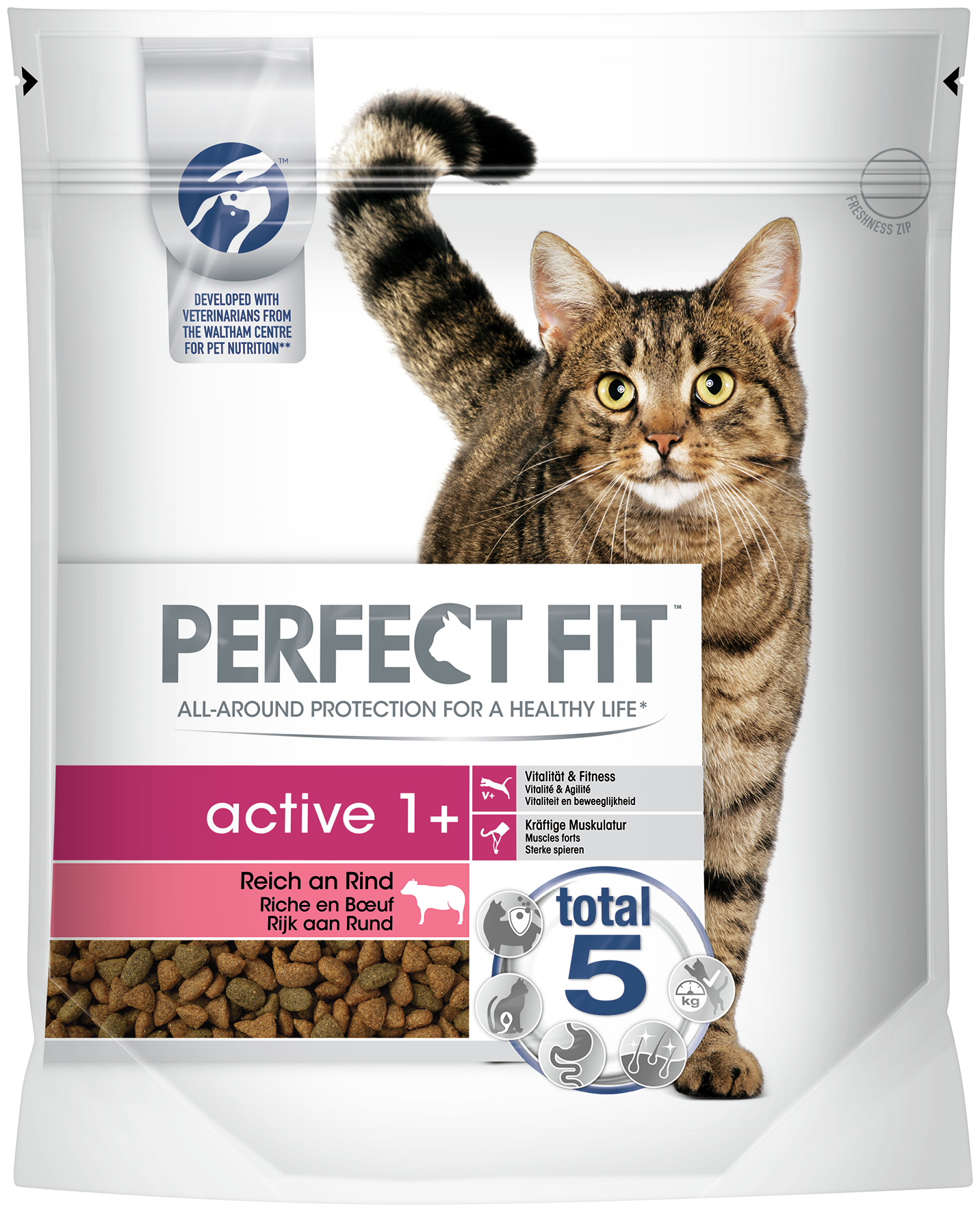 BTG BETEILIGUNGS GMBH PerFit Cat Active 1+ reich an Rind 750g 