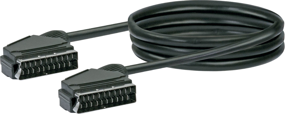 SCHWAIGER Scart Kabel 21 polig 1,5 m 