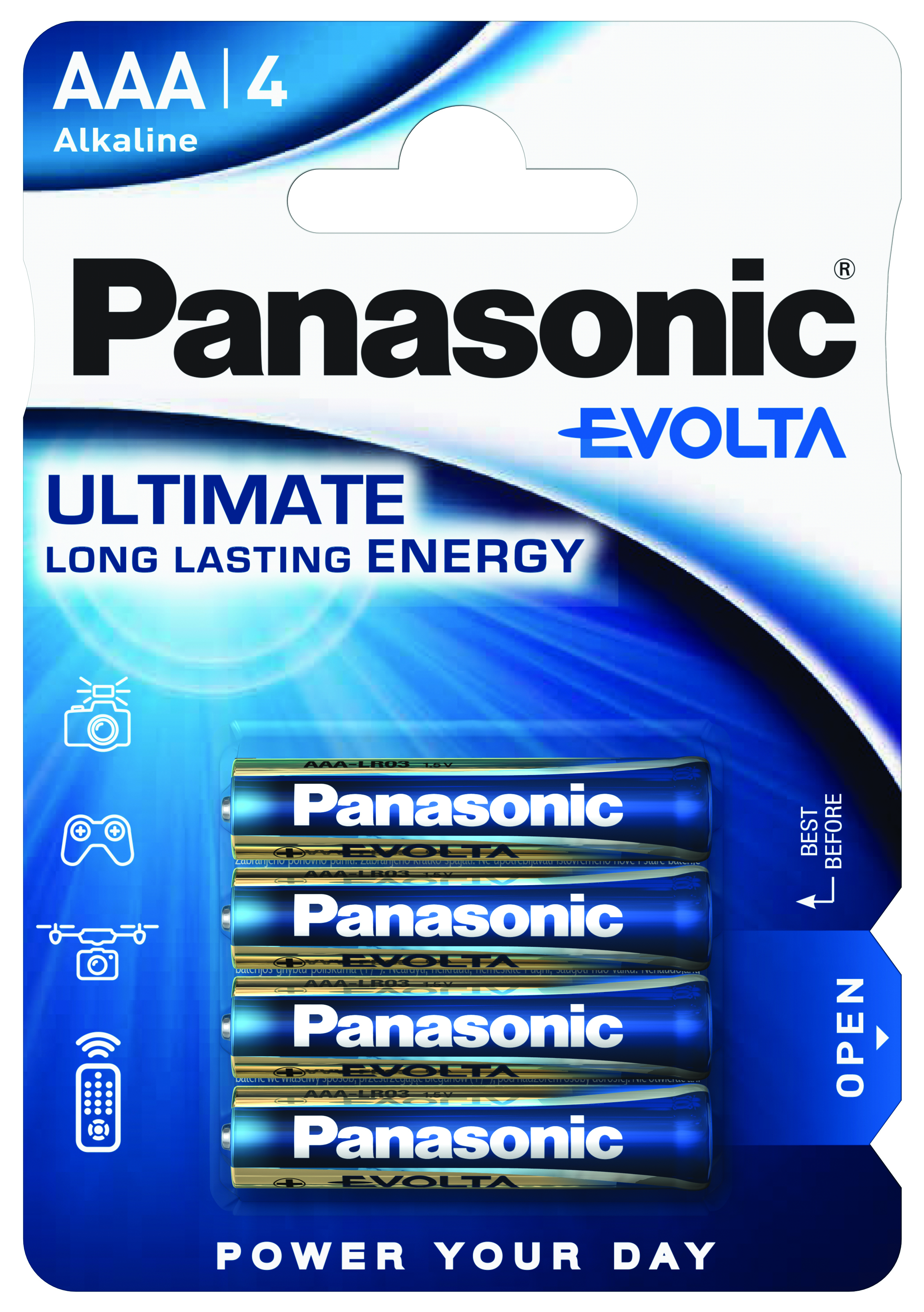 TRIUSO Batterie Photo Panasonic Evolta Micro 4er Blister
