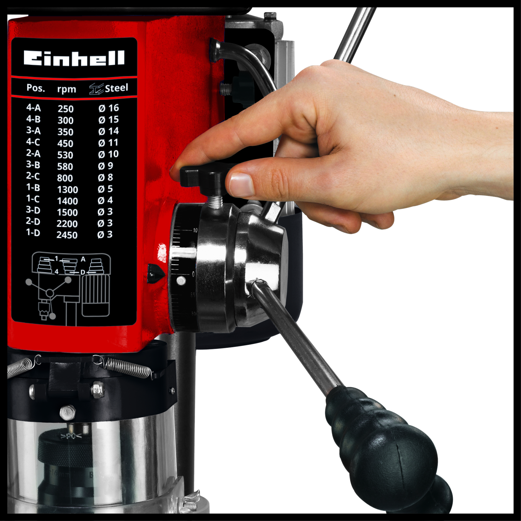 EINHELL Säulenbohrmaschine TC-BD 630 