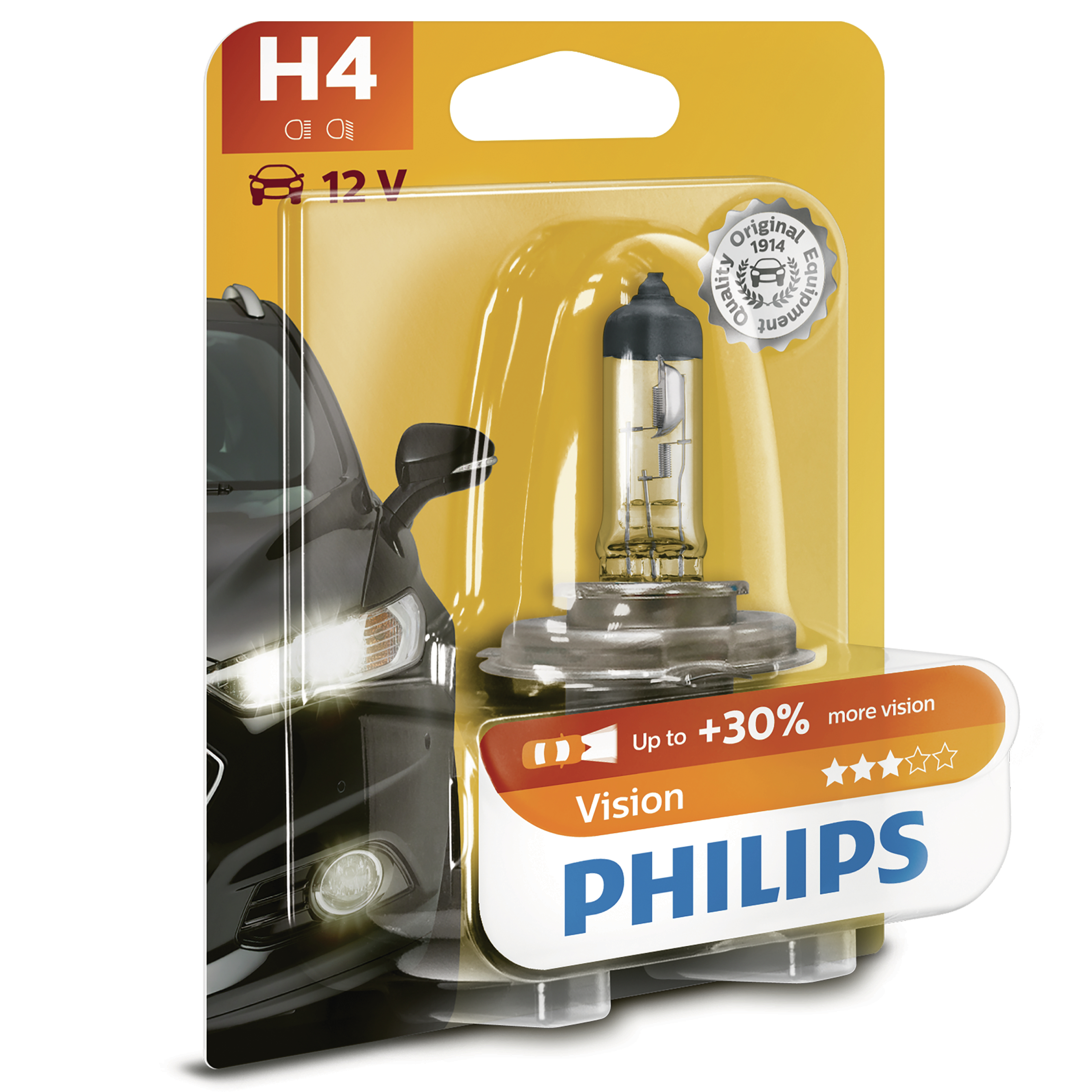INTERUNION Lampe Philips H4 12V Premium Original