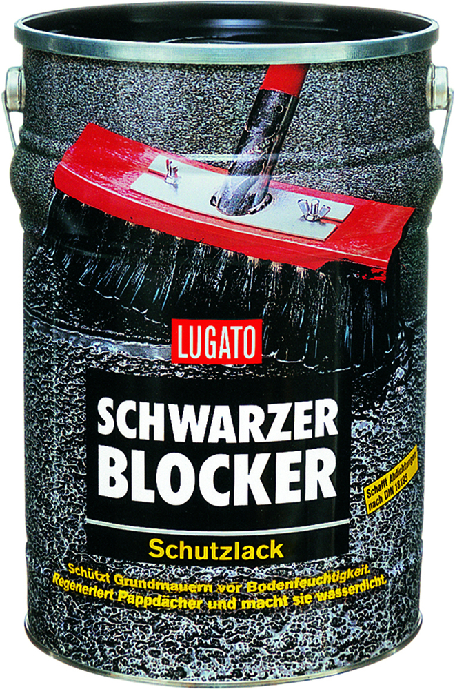 LUGATO CHEMIE Schutzlack 10 l Schwarzer Blocker 