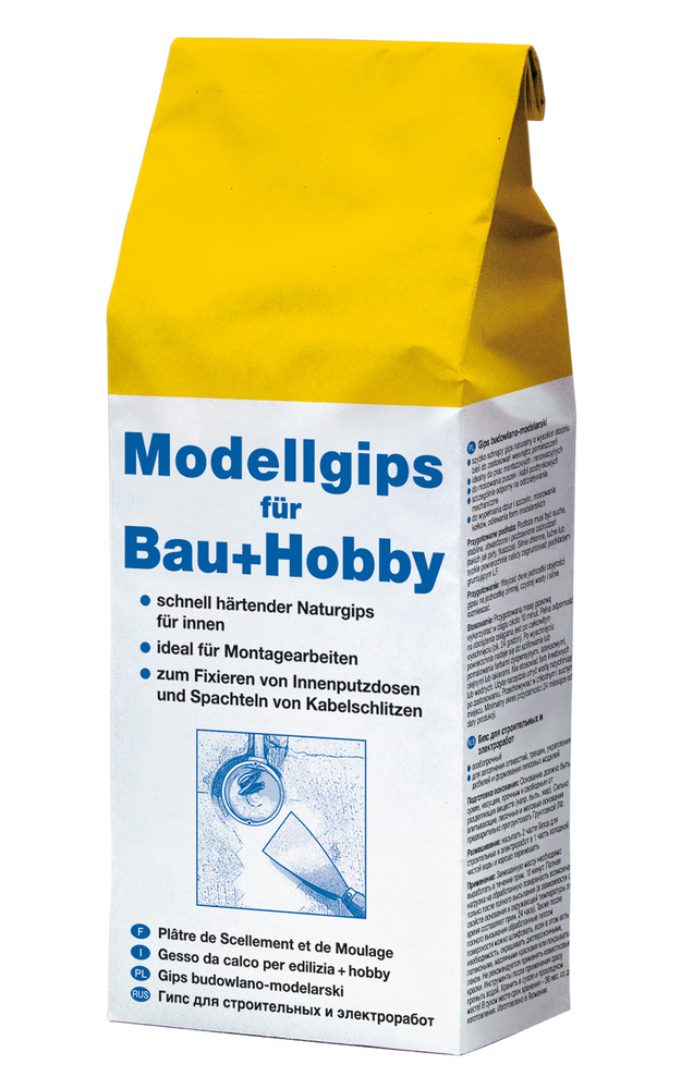 DECOTRIC Modellgips für Bau und Hobby 1,5kg 