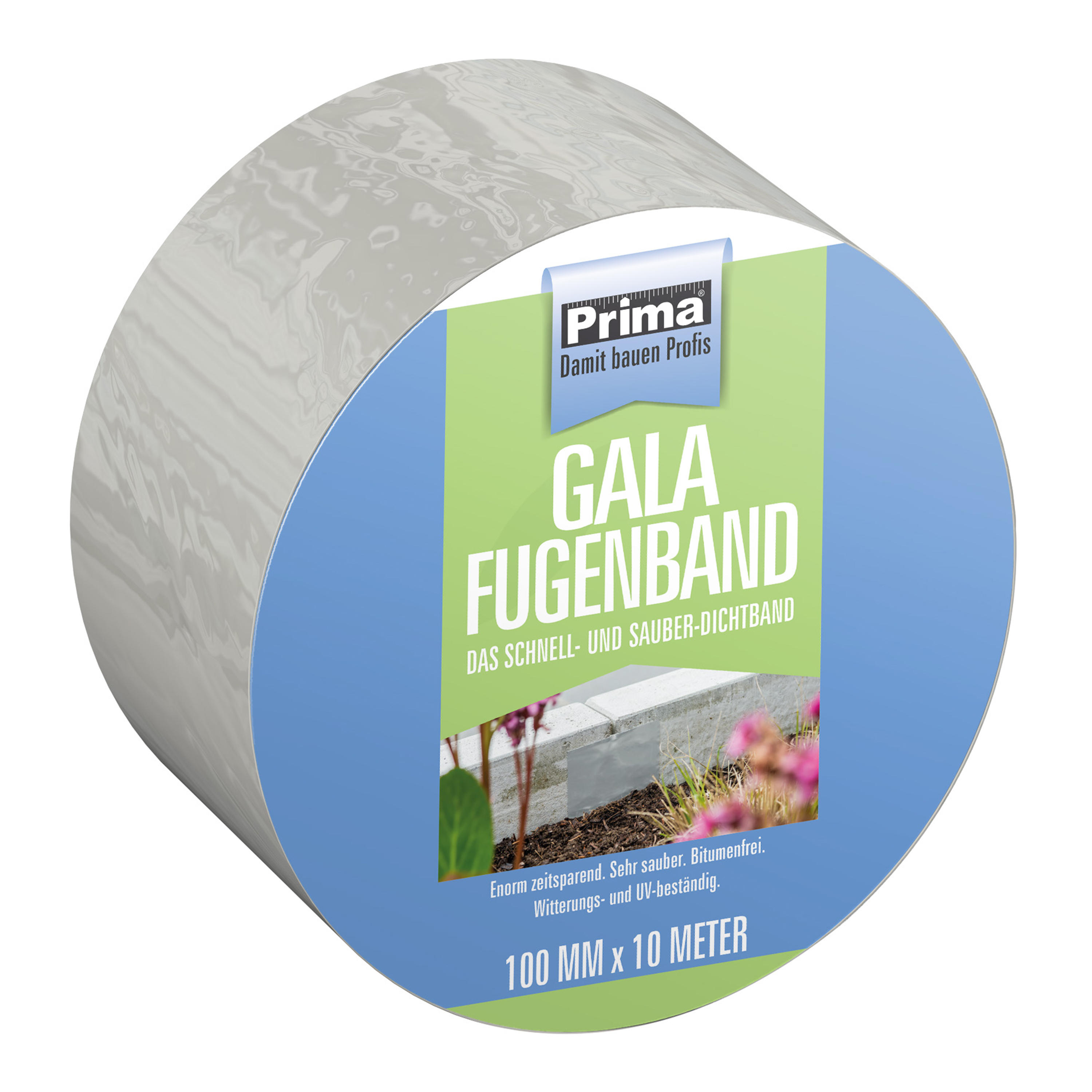 ZL OST Prima Gala-Fugenband betongrau 100mm 10m 
