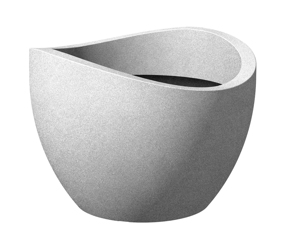 SCHEURICH Pflanzgefäß Wave Globe Stony Grey 250/60 Outdoor
