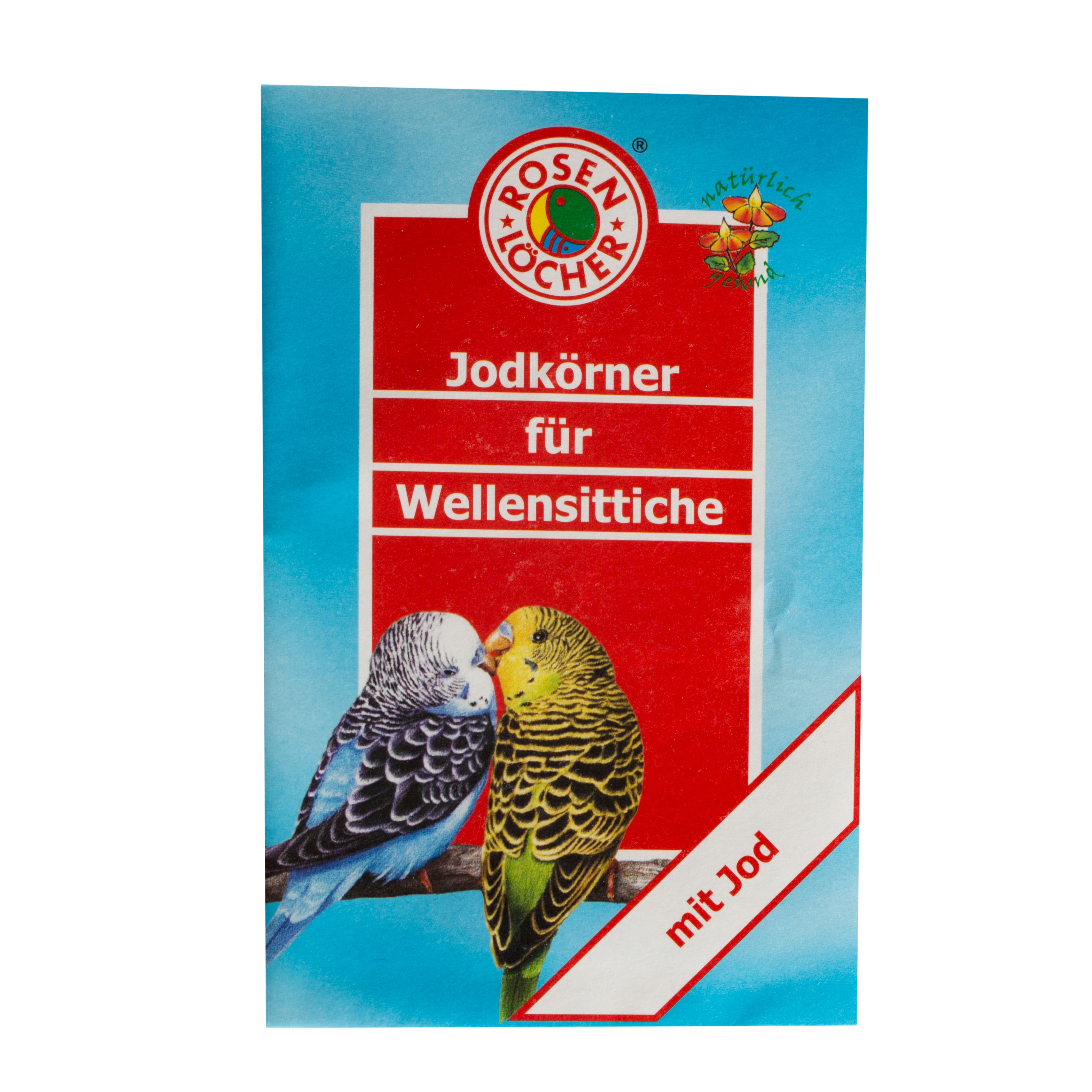 ROSENLÖCHER - Jodkörner für Wellensittiche 20g 