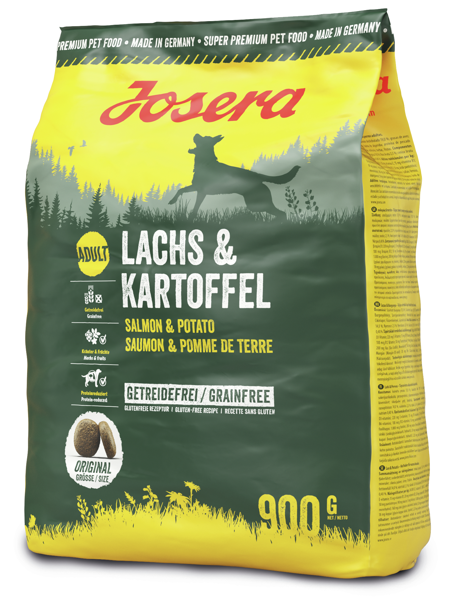 GRUNER Josera Lachs&Kartoffel 900g Hundefutter Super Premium - KEINE DISPO