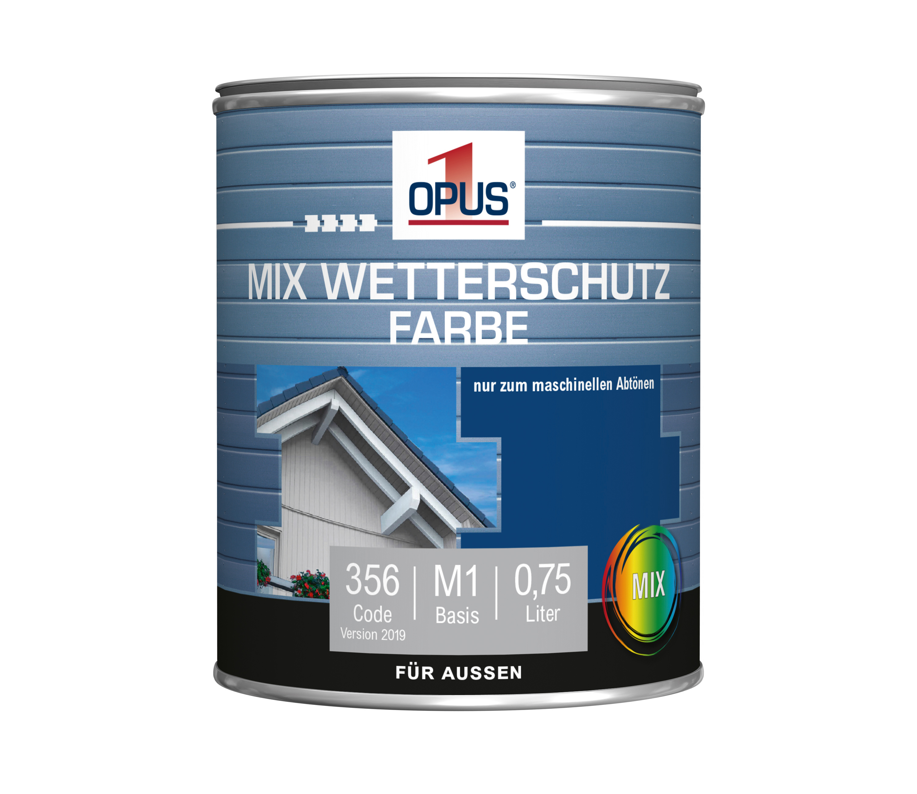 RÜHL FARBEN GMBH  DAW SE OPUS1 Wetterschutzfarbe SM Mix B1 0,75L Basenmaterial Farbstudio