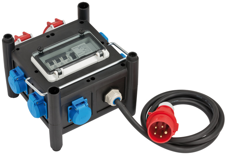 BRENNENSTUHL Stromverteiler kompakt BSV 3-FI / TPE 2m H07RN-F5G2.5 - 2xCEE16A