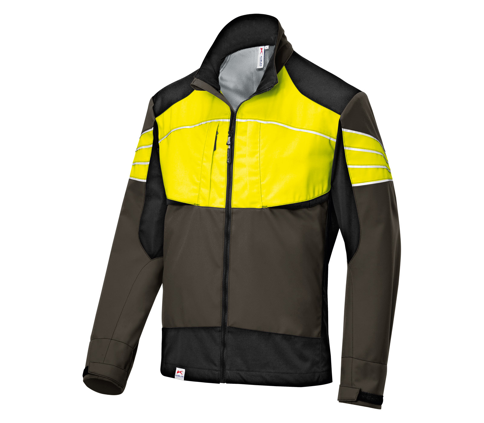 PAUL H. KÜBLER BEKLEIDUNGSWERK GMBH & CO Ultrashell-Jacke Forest oliv/warngelb M 