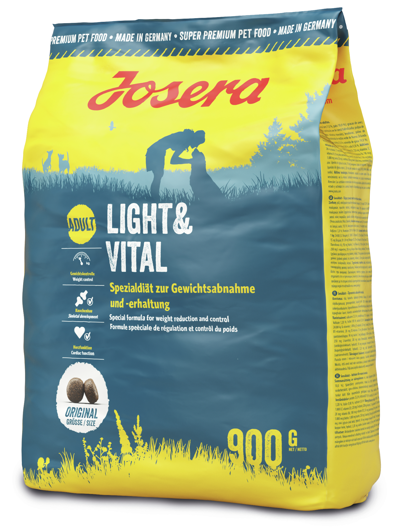 GRUNER Josera Light&Vital 900g Hundefutter Super Premium - KEINE DISPO