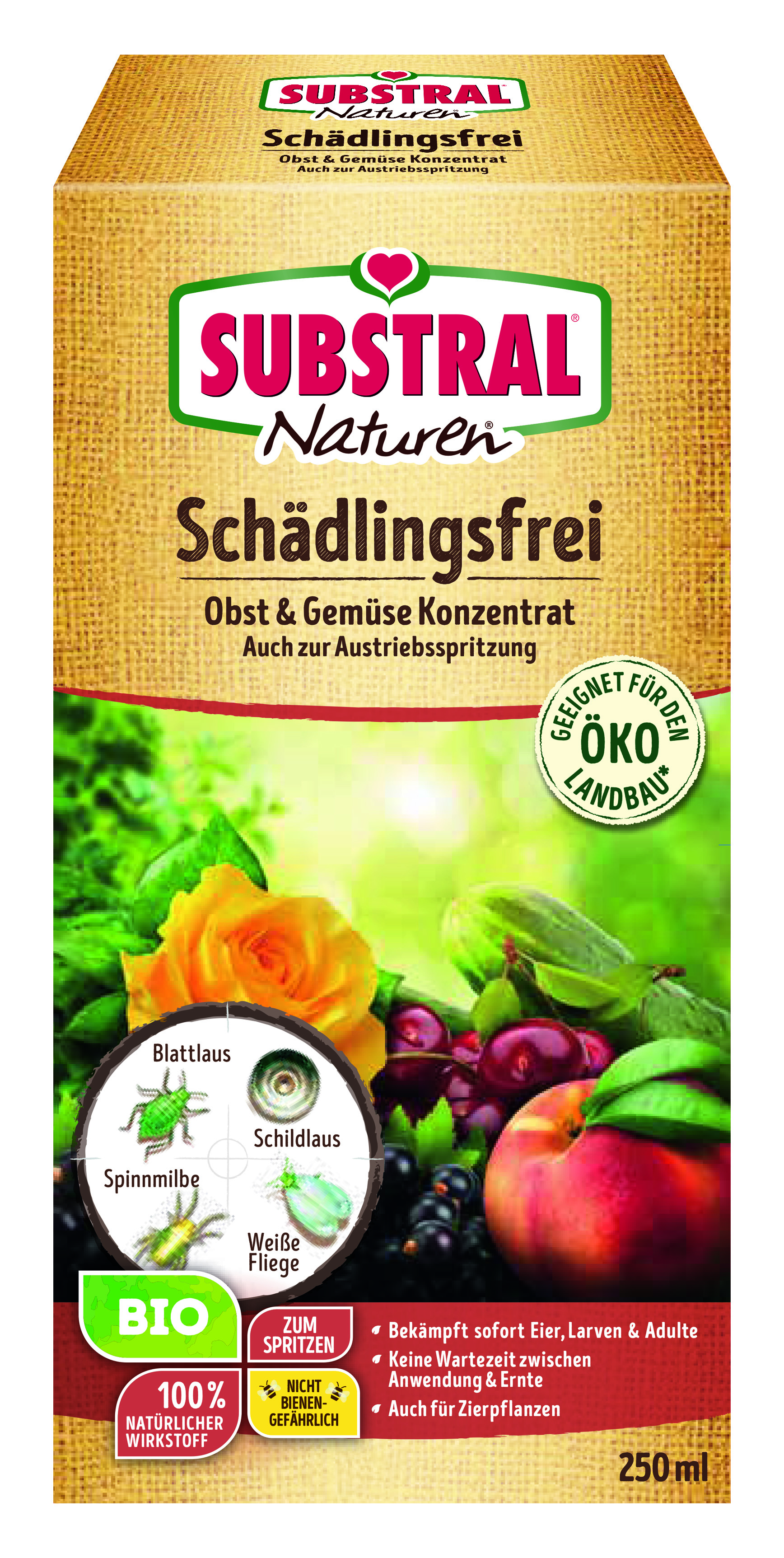 CELAFLOR Naturen Schädl.fr.Obst+Gemüse Konz.250ml Celaflor -B4-