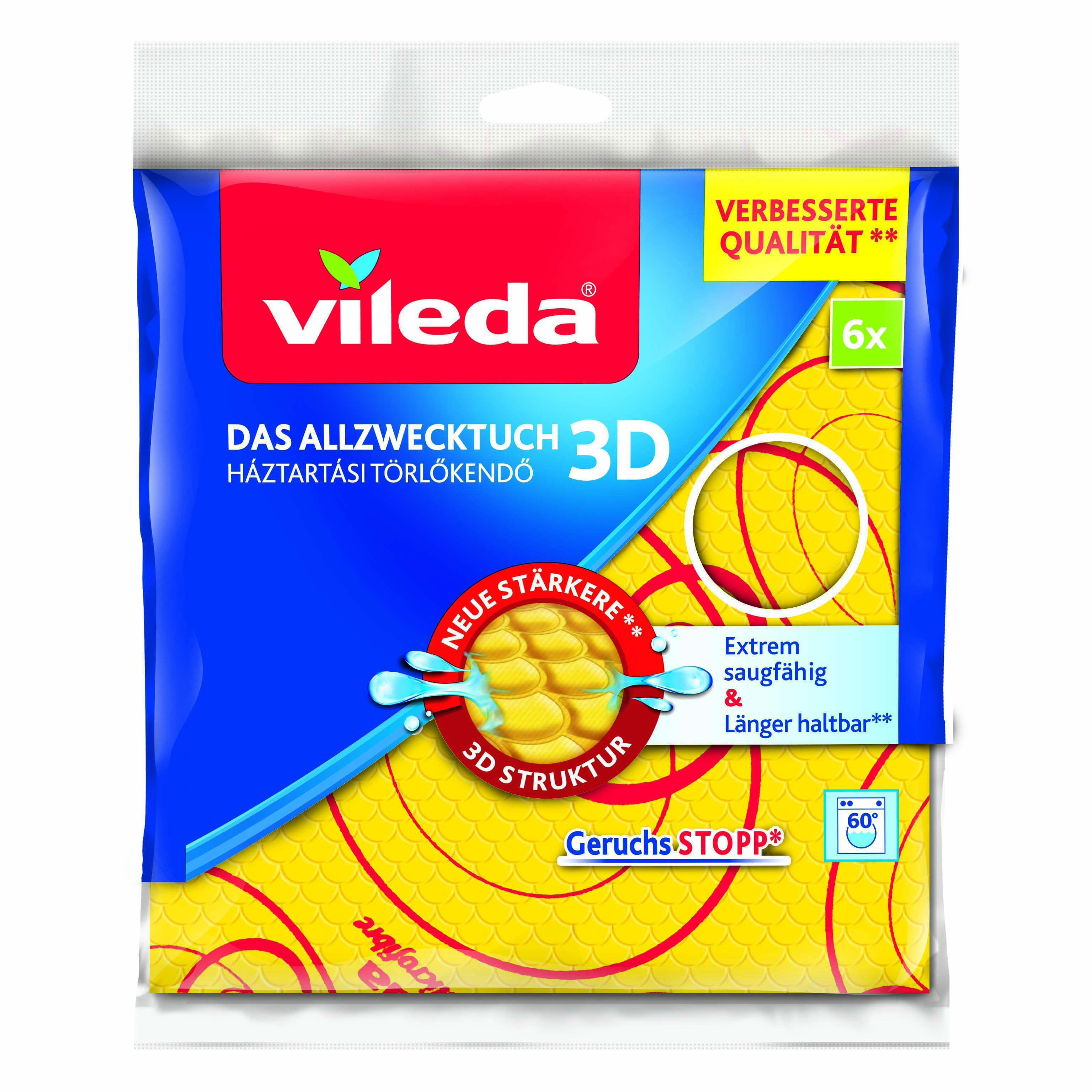 VILEDA Allzwecktuch 6er zzgl. 30% Microfaser Sparpack
