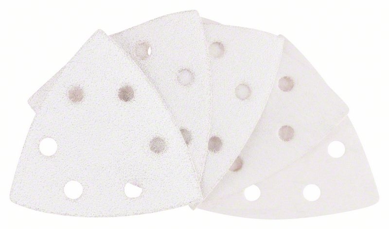 BOSCH Klett-Schleifblätter weiss 93 mm sort. 7 Löcher (10 Stück)                  DIY