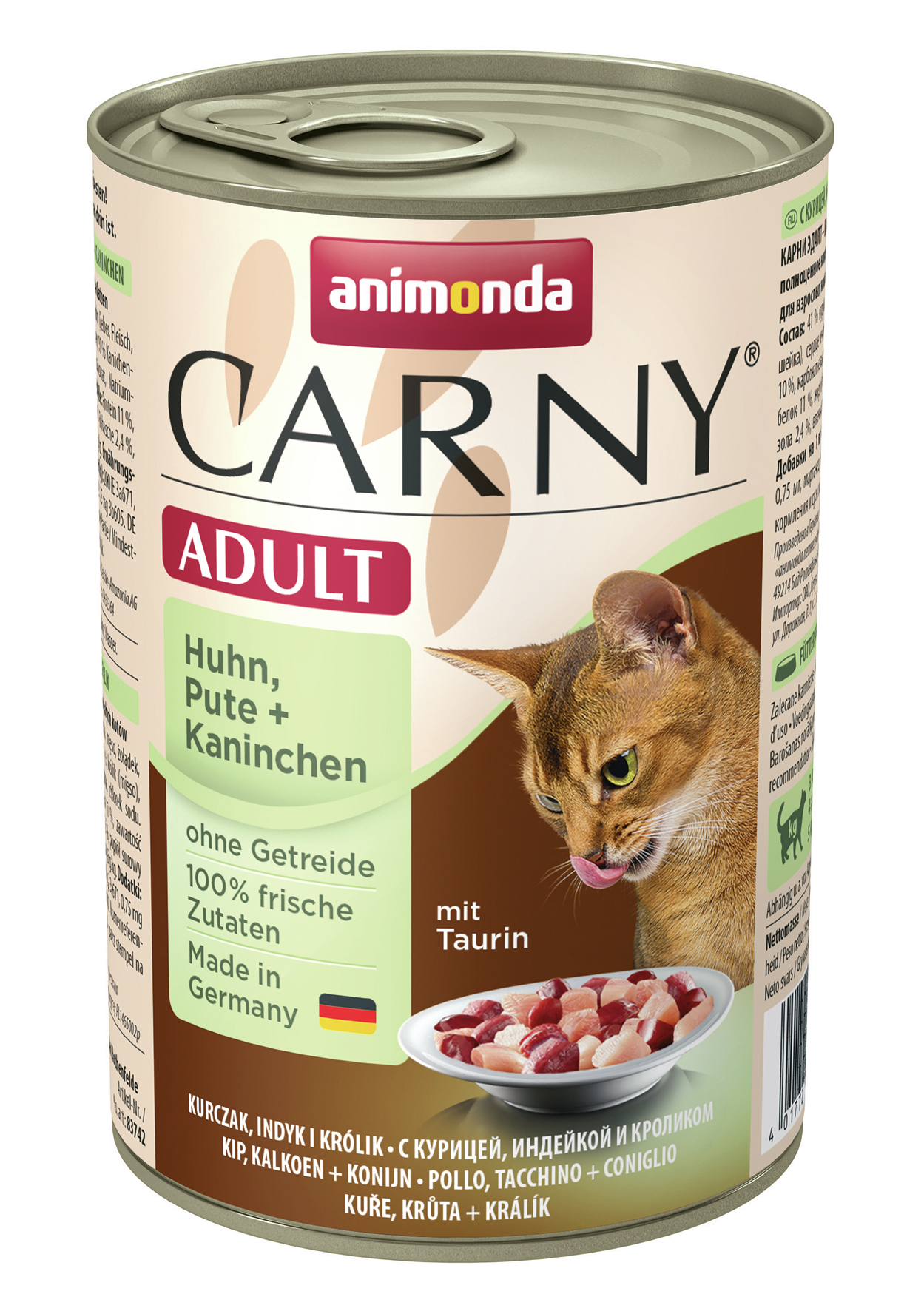 BTG BETEILIGUNGS GMBH Ani. Cat Carny Ad. Huhn&Pute&Kanin. 400g 