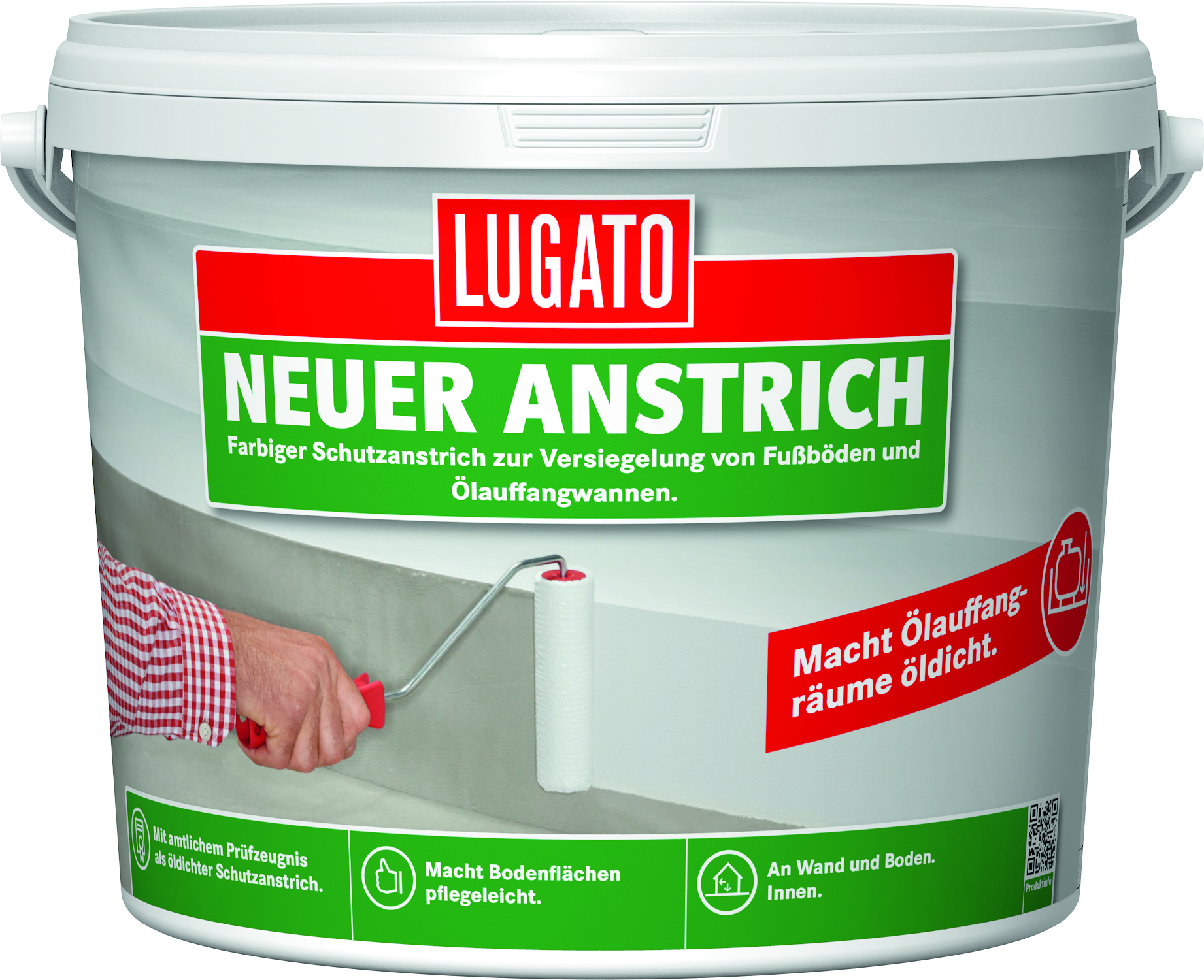 LUGATO CHEMIE Neuer Anstrich Lichtgrau  2,5l 