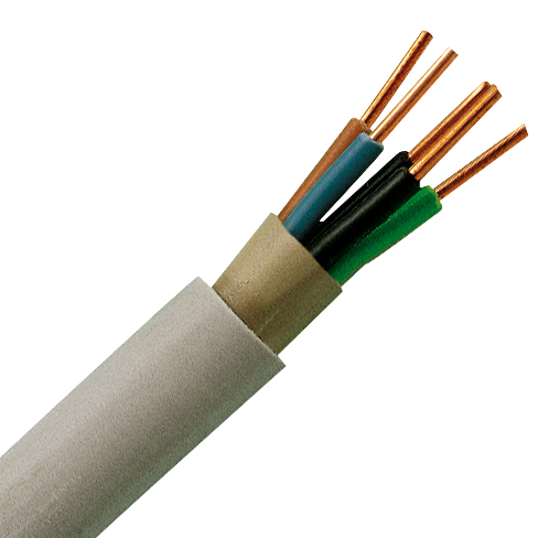 KOPP GMBH Feuchtraumleitung NYM-J 5x1,5 qmm 25m 